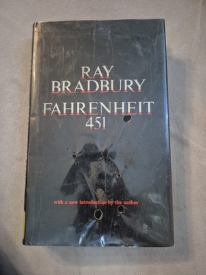Fahrenheit 451 Ray Bradbury Hardcover Book Dust Jacket Classic Dystopian Novel