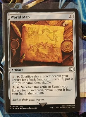 World Map - FIN-270 - Common - NM - MTG - Englisch - Final Fantasy