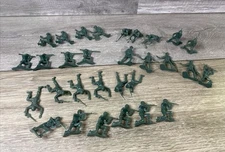 TimMee Processed Plastic Army Men 30pc  Tim Mee Toy Soldier Figures USA