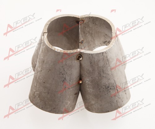 4-1 4 Cylinder Manifold Header Merge Collector Stainless Steel T25 T28 Inlet - Picture 3 of 5