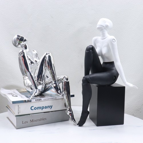 Hajime Sorayama Sexy Women Lady Robot Mechanical Art Sculpture Decoration Decor - Picture 3 of 10