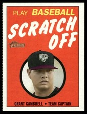 2020 Topps Heritage Minor League 1971 Scratch Off Grant Gambrell Idaho Falls