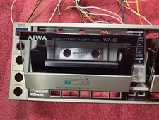 Aiwa Cassette Deck Faceplate Capstan Motore Trasporto Schede Manopola Interruttore Telaio