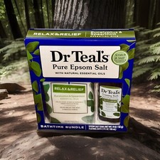 Dr Teal s Pure Epsom Salt Soak Foaming Bath Eucalyptus Spearmint Gift Set