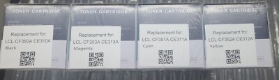 4PK CE310A CE311A CE312A CE313A Toner Set For HP LaserJet 100 color MFP M175nw