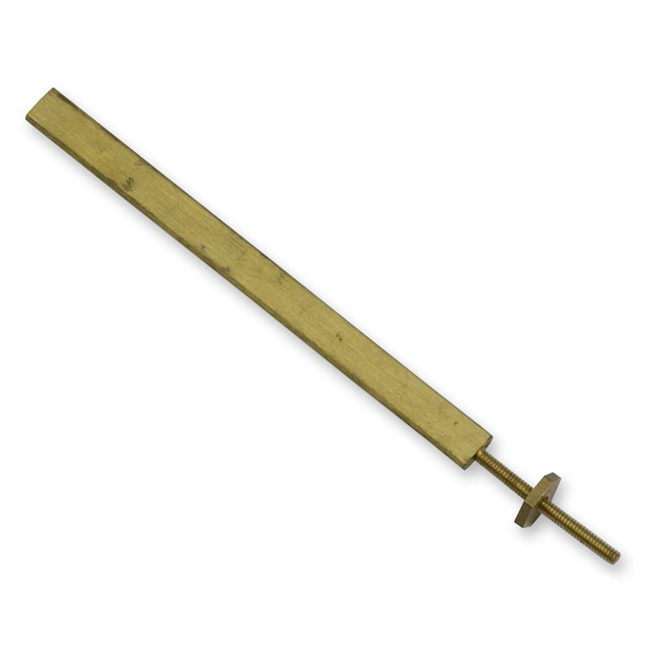 Brass long case clock pendulum screw for1/8 rod suspension longcase clockmakers - Image 2 of 2