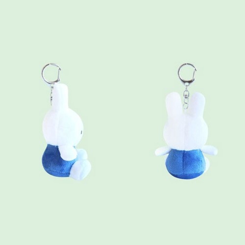 Offizieller Miffy sitzende Plüschpuppe Schlüsselanhänger Schlüsselring Taschenanhänger Figur 8 cm 3,15 Zoll - Bild 9 von 15