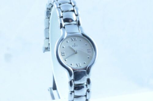 Ebel Beluga Orologio Donna Quarzo Acciaio 4 Medium 28MM Originale Nastro 9157421 - Foto 6 di 6