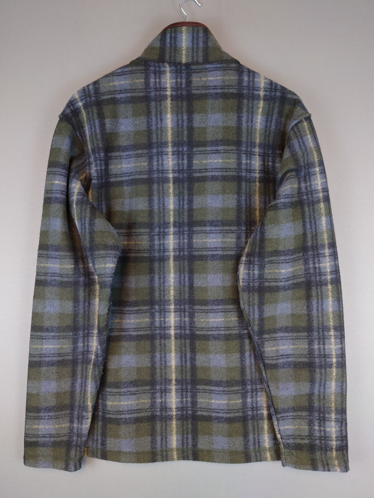 John Wayne 1/4 Snap Button Pullover Plaid Sweater… - image 11