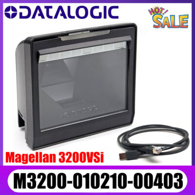 Datalogic Magellan 3200VSi Desktop Handsfree 2D Barcode Scanner with USB Cable