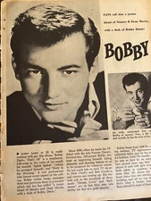 Bobby Darin, Full Page Vintage Pinup