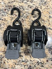 (PAIR)  Boatbuckle F106877 Retractable Transom Tie-Down System 1" X 72"