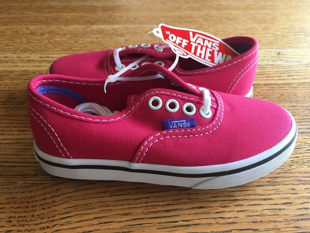 vans authentic lo pro red
