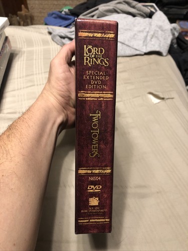 The Lord Of The Rings The Two Towers 4 DVDs Disc Set Special Extended Edition - Picture 3 of 11