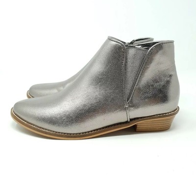 silver ankle boots uk