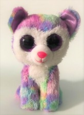 Ty Beanie Boos Joey - Renard Rose Et Violet 15 Cm - RARE