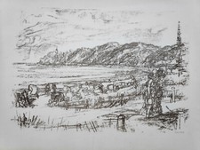 Hausdorf, Heinz(1922 Dresden-1996 Dresden) „Strand bei Göhren“Ostsee/Insel Rügen