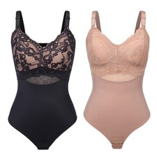 Slimming Women Bra Bodysuit Shapewear Tummy Control Full Body Shaper Underwear