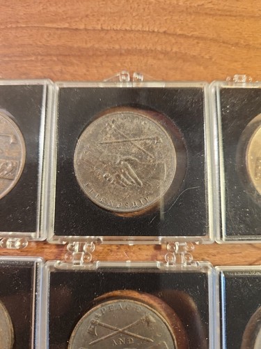 Bronze Präsidenten Medaillen Set 6 Münzen 1 5/16" siehe Beschreibung - Bild 10 von 14
