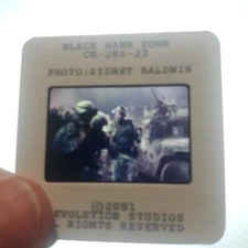 BLACK HAWK DOWN - 3  RARE PROMO BEHIND SCENES SLIDES-35mm-MN-FREE SHIP
