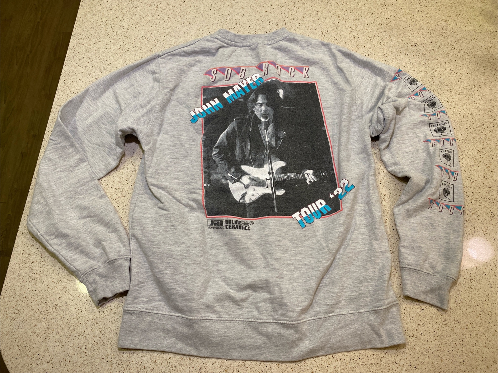 John Mayer Sob Rock authentic light gray music co… - image 1