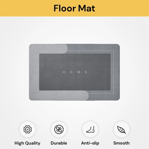 Super Absorbent Floor Mat Soft Quick-Drying Diatom Mud Bath Non-Slip Floor Mat - Picture 13 of 15