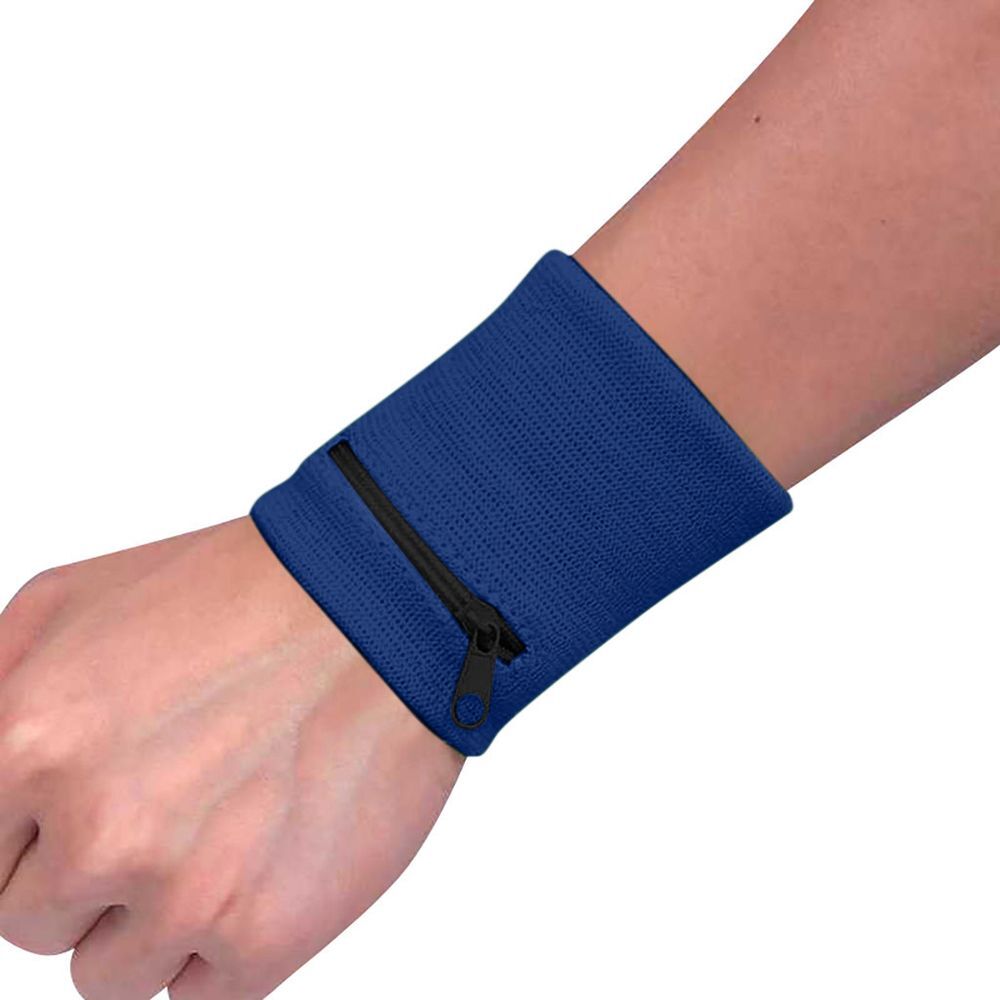 JUSCHU-bag Sportliche Grau Gestreifte Armbandtasche -9,5cm- Mini Handgelenk Tasche - Sicheres