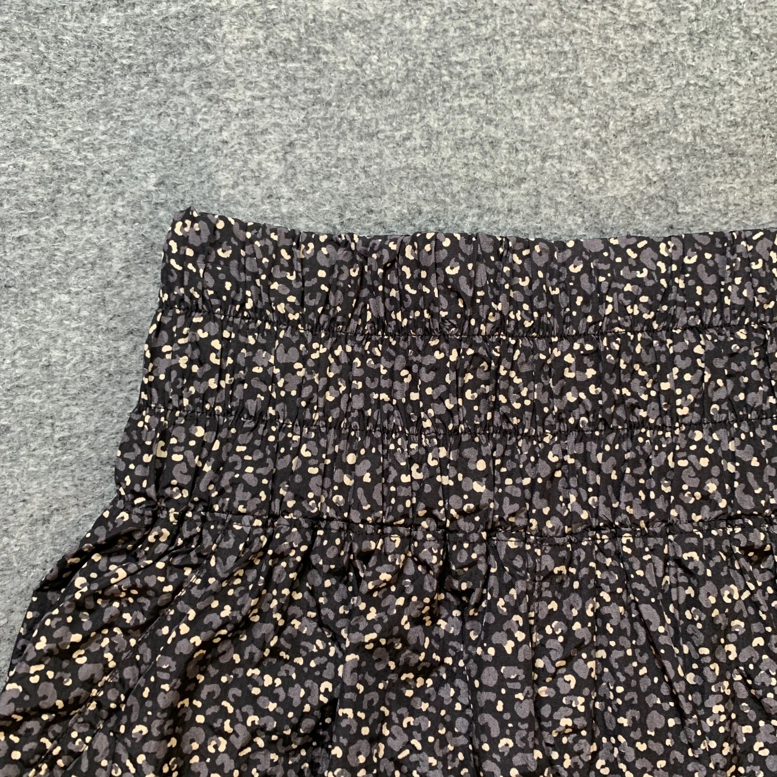 free-people-movement smocked waist floral shorts