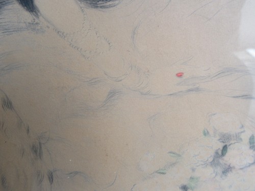 Antique 1927 Louis Icart "Lady of the Camelias" Colored Drypoint Etching, Paris - Picture 19 of 24