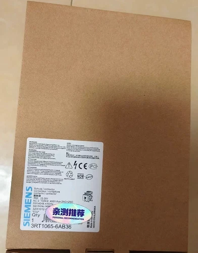1PCS Brand New Unopened Siemens 3RT1065-6AB36 Contactor Fast delivery - Picture 1 of 1