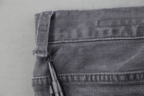 Mens Pacsun Los Angeles Staked Skinny Jeans Zip Pocket Gray Sz 32x30 (Msr 33x28) - Picture 7 of 8