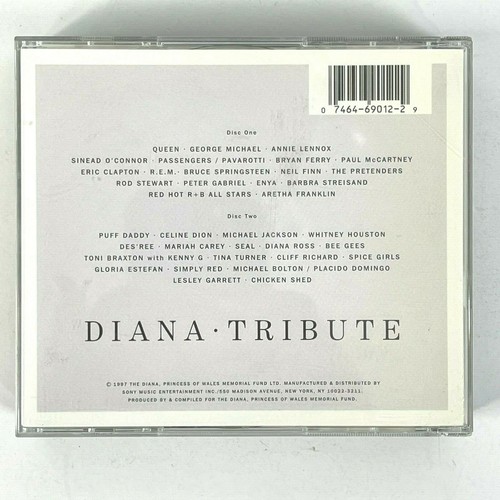 Diana Princess of Wales Tribute 2 CD 1997 + Candle Wind Elton John New Cassingle - Picture 6 of 8