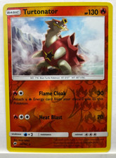 Turtonator #26/147 Burning Shadows Reverse Holo Pokemon Rare Card Nintendo P1