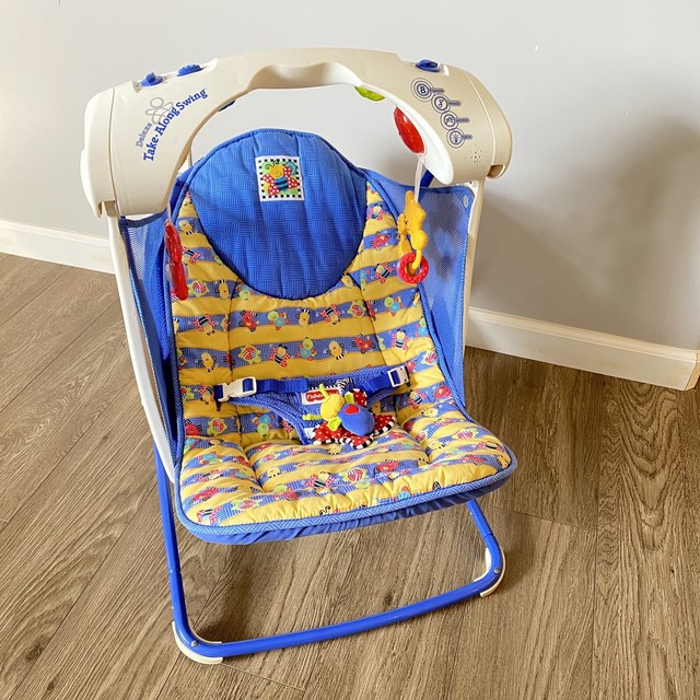 fisher price deluxe take along swing
