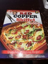 RED COPPER Skillet Cooking COOKBOOK Quick Easy Delicious Recipes Spiral HB 2017