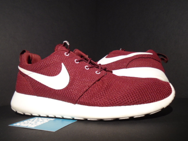 nike roshe run red white