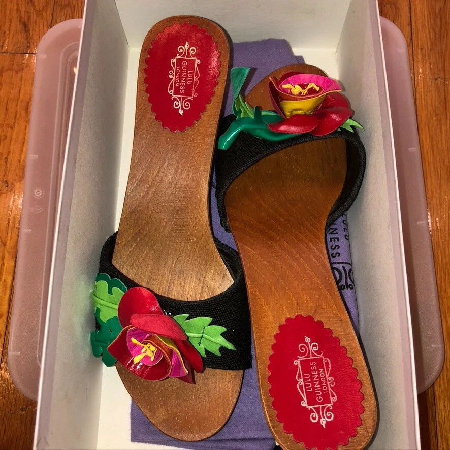 Sandalias negras Lulu Guinness London Lara talla 8 Foto 4 de 4