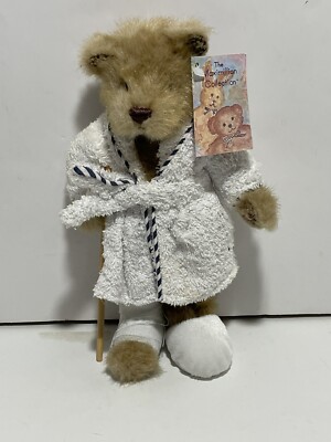 Get Well Soon Plush Bear 9  by Maximillian Collection Flowers Inc. Robe Crutch
