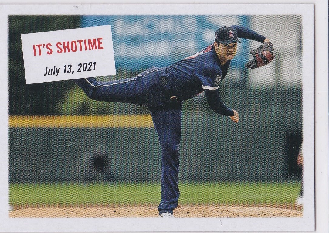 SHOHEI OHTANI Topps Baseball Card IT'S SHOWTIME Los Angeles Angels