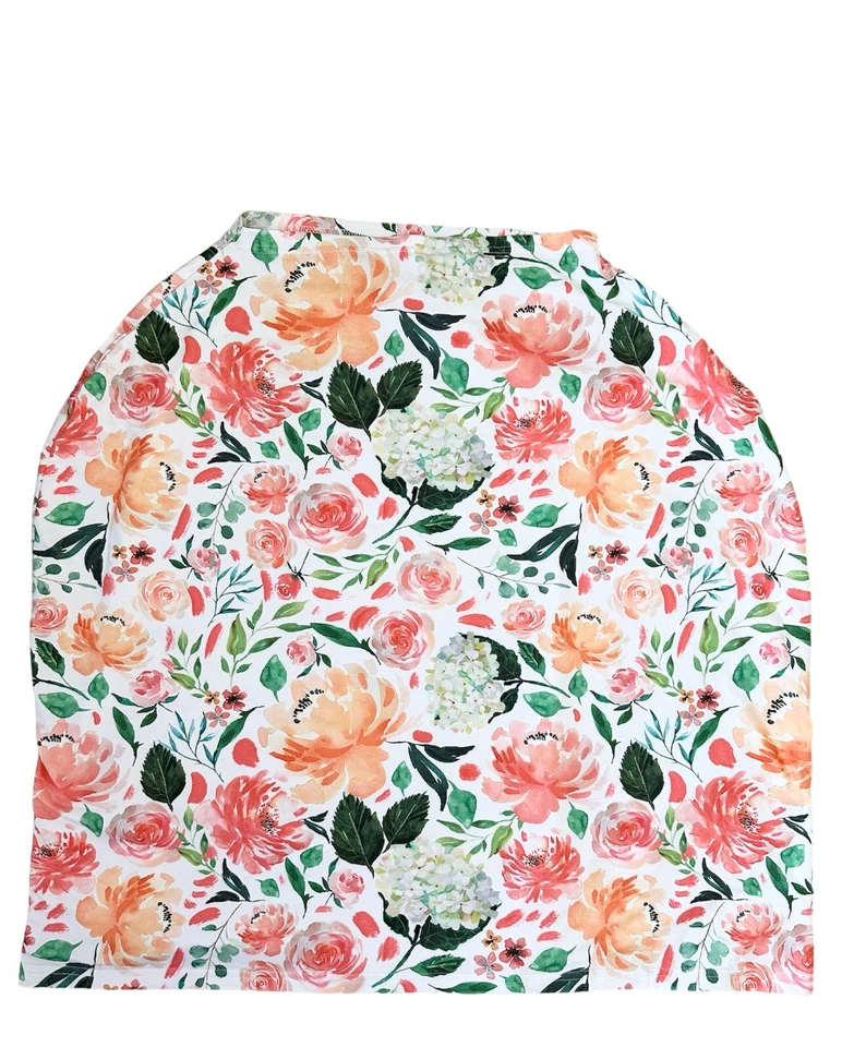 Asiento de coche floral Itzy Ritzy bebé niña 4 en 1 cubierta toldo usado Foto 2 de 4