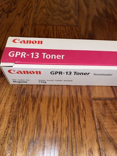 GENUINE Canon GPR-13 M 8642A003AA Toner Cartridge Magenta NEW - 第 1/2 張圖片