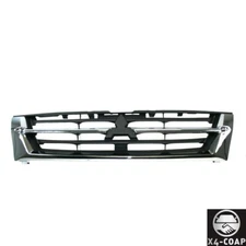 New CHROME CHROME/GRAY Front GRILLE For Mitsubishi Montero MI1200231 MR387982