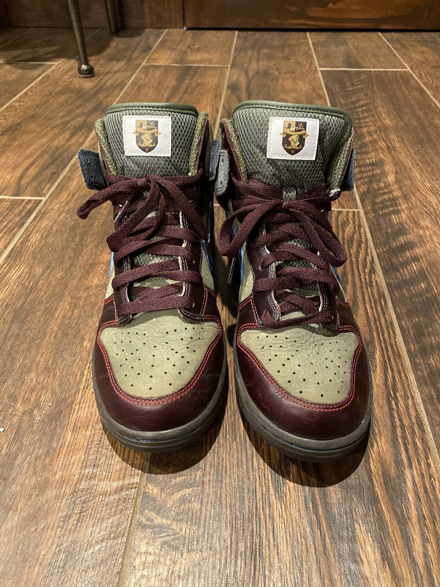 Nike Dunk High Premium Olive/Militiary Blue-Blue Fox World Cup