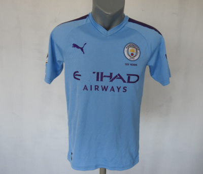 Manchester City 2019 Home Jersey #17 De Bruyne PUMA Blue Shirt