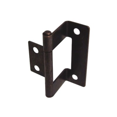 1 Stück x gekröpftes bündiges Scharnier 15 - 16 mm Türstärke Stahl 351.96.118 von Hafele