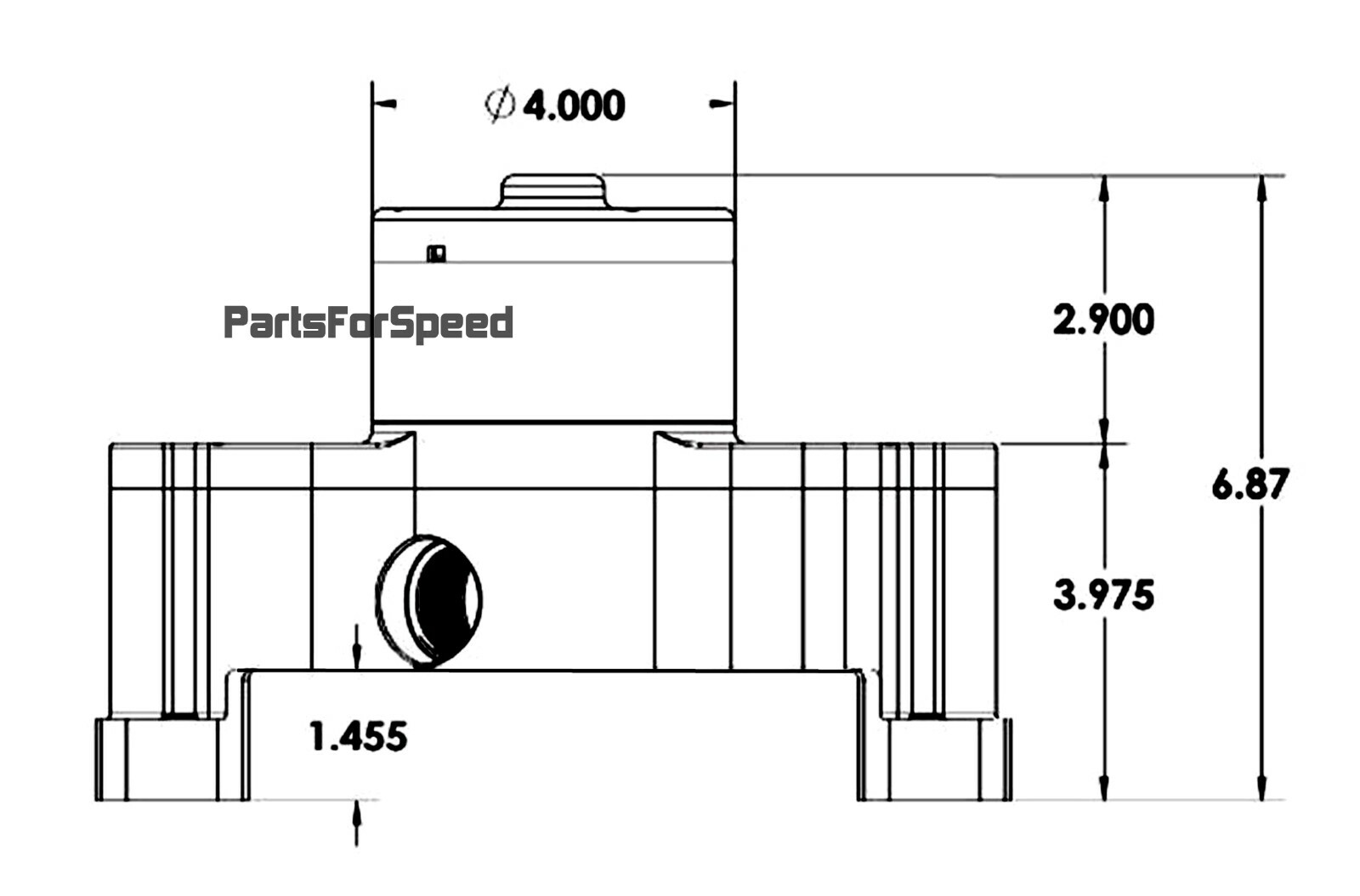 PRP 6475 Big Block Chevy Electric Water Pump BBC Polished 50 GPM MADE
