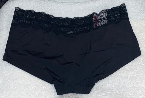 CALVIN KLEIN Micro Encaje Cintura Negro Hipster Panty Ropa Interior Mujer Talla S 5 M 6 - Imagen 5 de 10