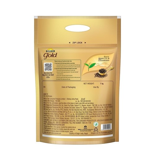 Tata Tea Gold Premium Assam Teas With Rolled Aromatic Long Loose Leaves 1 Kg - Picture 8 of 17