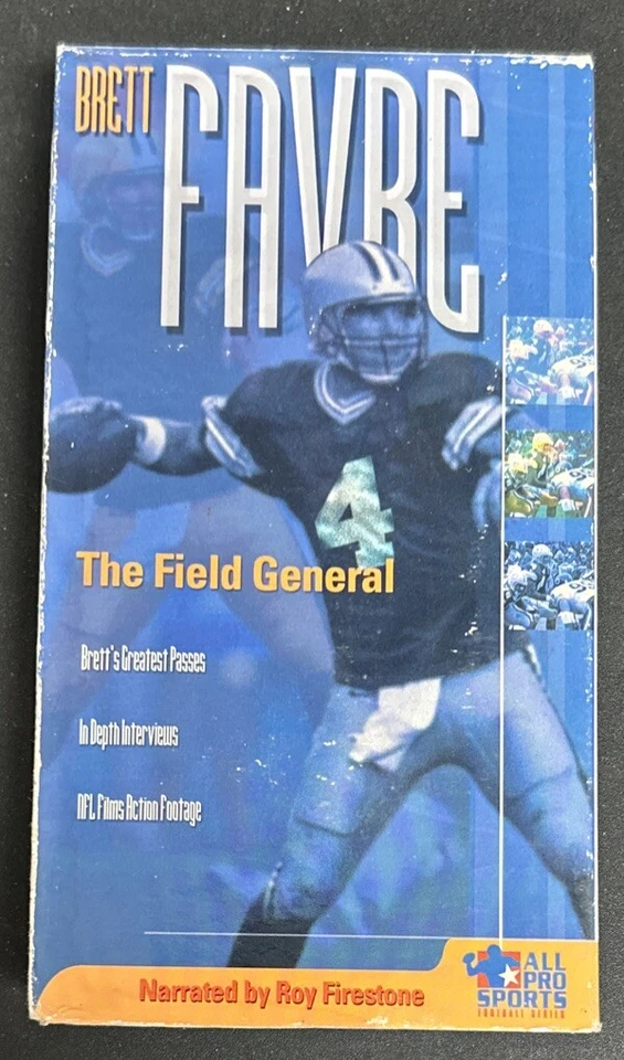 Brett Favre The Field General Football VHS Greatest Passes Interviews Footage - Image 3 of 4