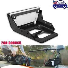 Transom Trolling Motor Mount 3HP Max Thrust Black for Kayak for Flat Stern Boats